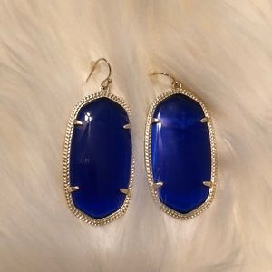 Royal Blue Kendra Scott Danielle Earrings